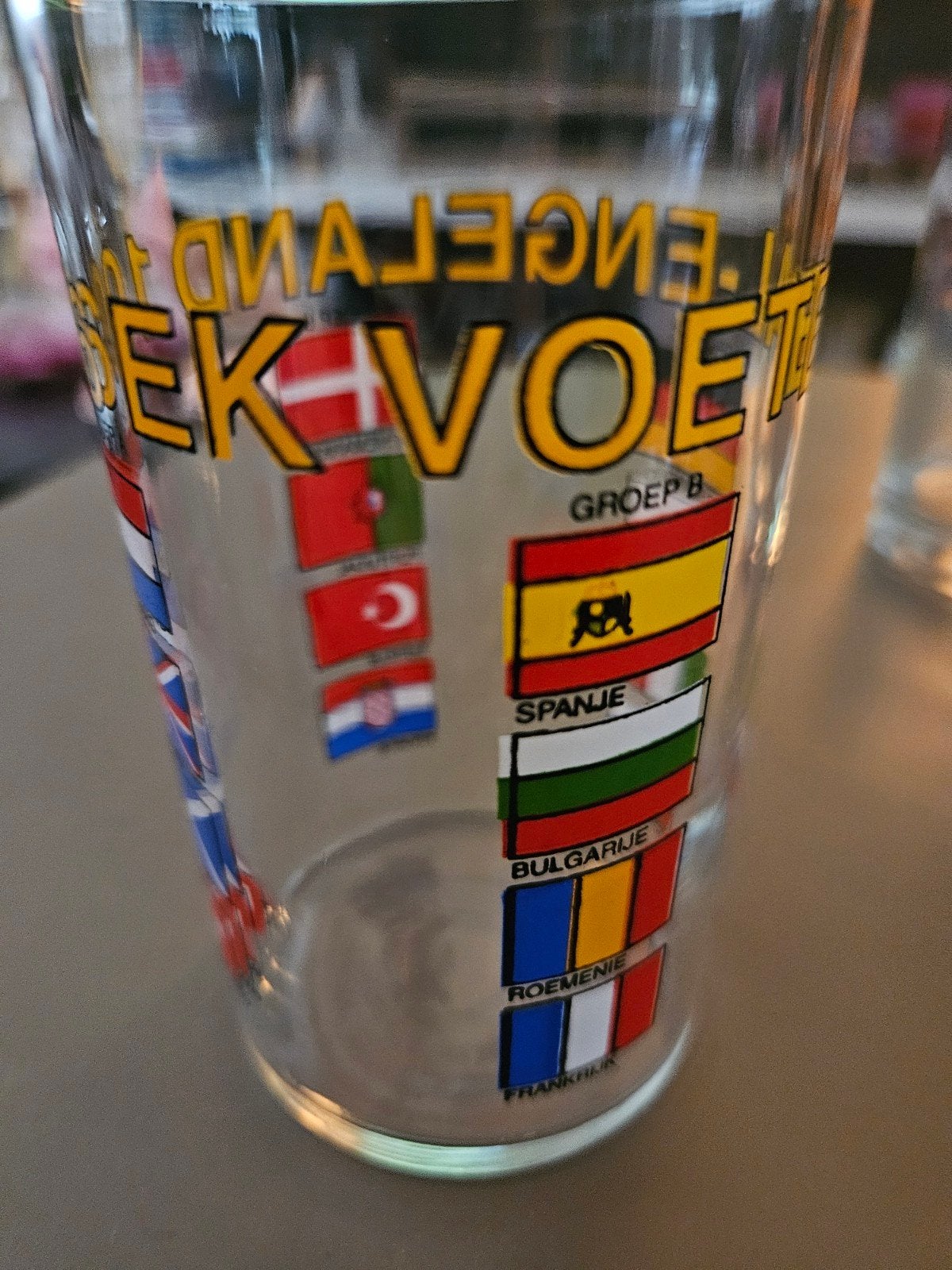 EK Voetbal Glazen - Nederland Kampioen '88 & EK 1996, Ophalen, Zo goed als nieuw, Overige sporten, Overige typen