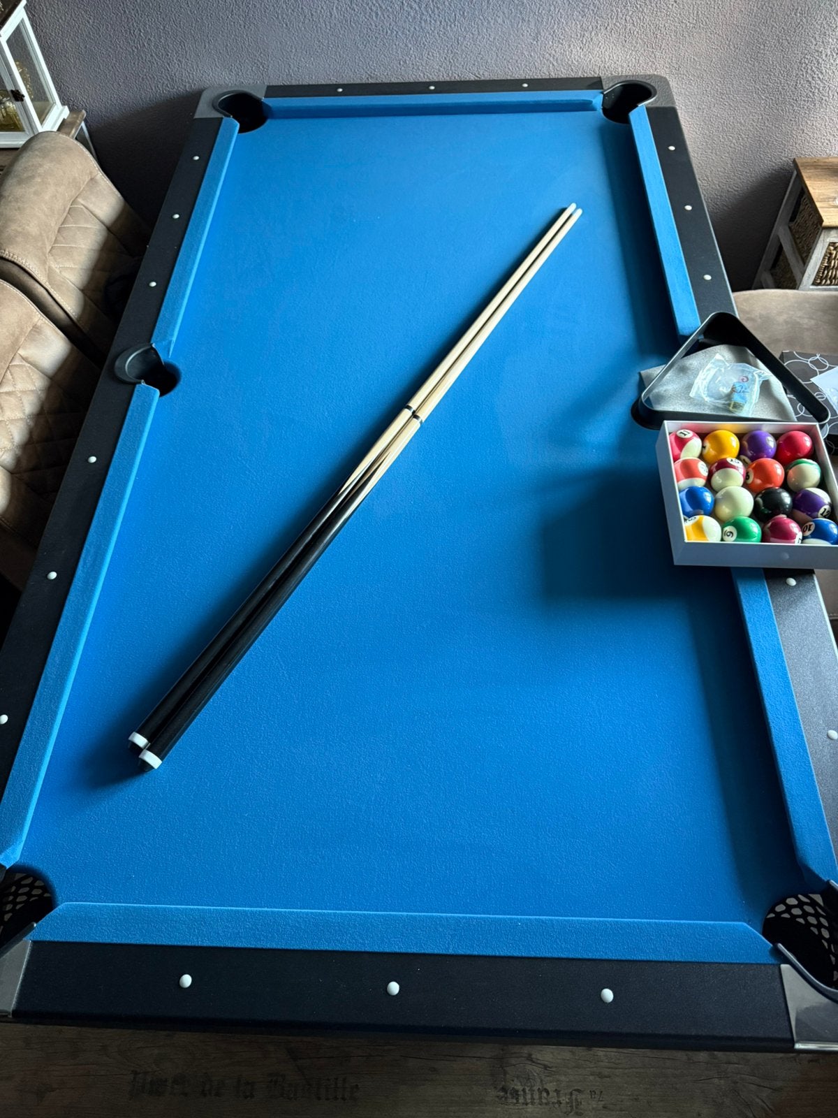 Pooltafel (niet gebruikt), Ophalen, Zo goed als nieuw, Pooltafel