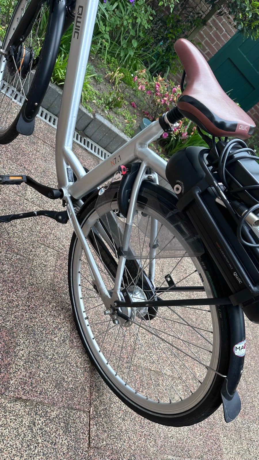 Qwic elektrische fiets in goede conditie, Fietsen en Brommers, Elektrische fietsen, Ophalen, Gebruikt, Qwic