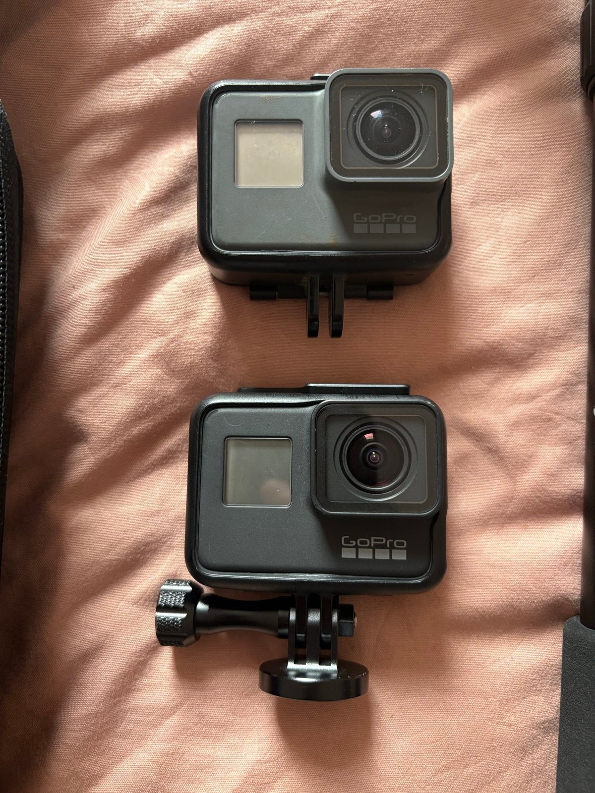GoPro Hero 7 en Hero 5 met accessoires, Ophalen of Verzenden, Gebruikt, GoPro