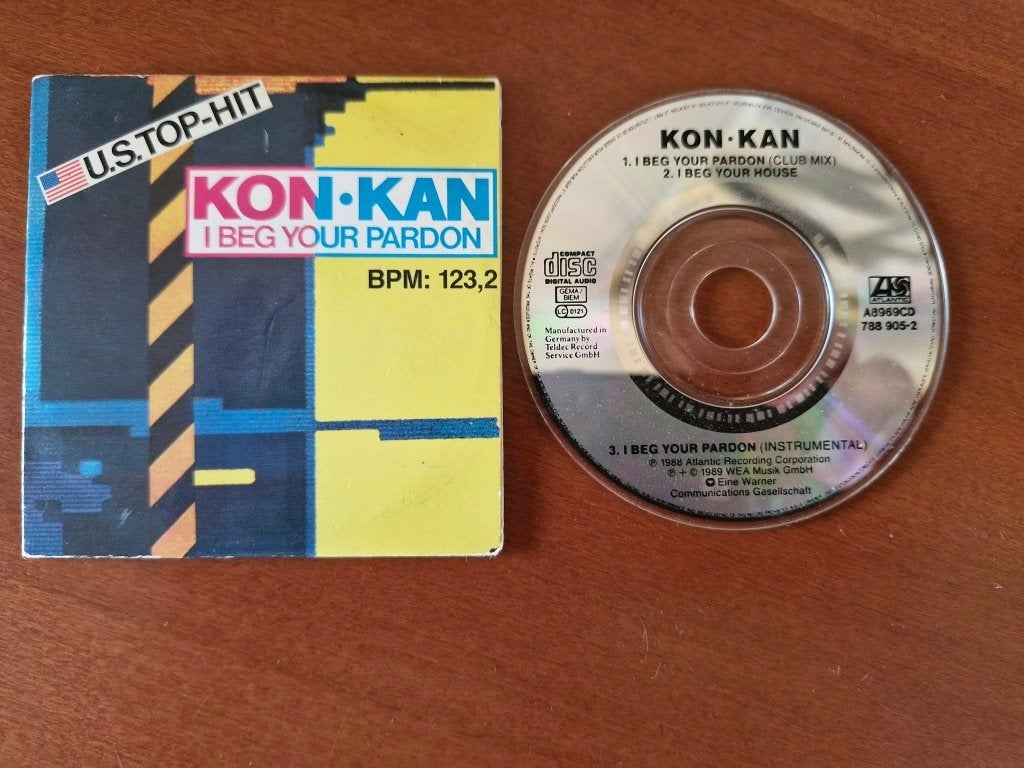 clubmix & instrumental I beg your pardon  mini cd, Ophalen, Zo goed als nieuw, Electro