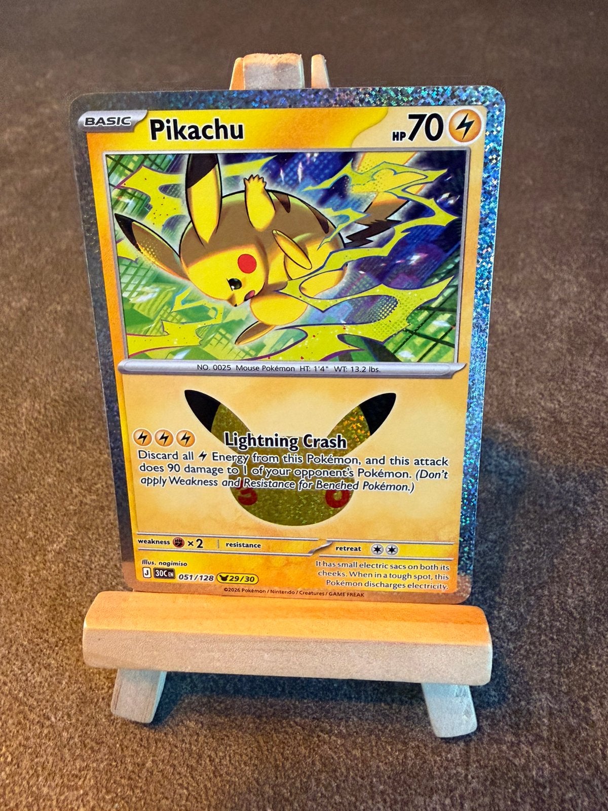 Pikachu 51 (29/30) Pokémon Celebration 30th, Ophalen of Verzenden, Zo goed als nieuw