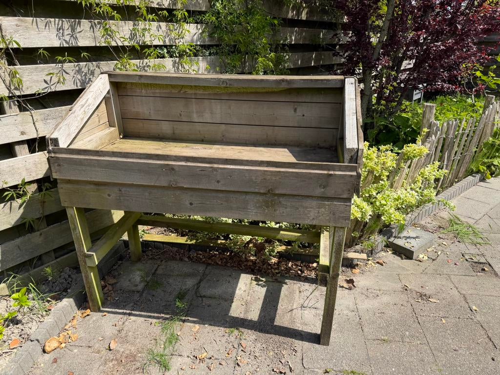 Grote oppottafel, Tuin en Terras, Ophalen of Verzenden, Gebruikt