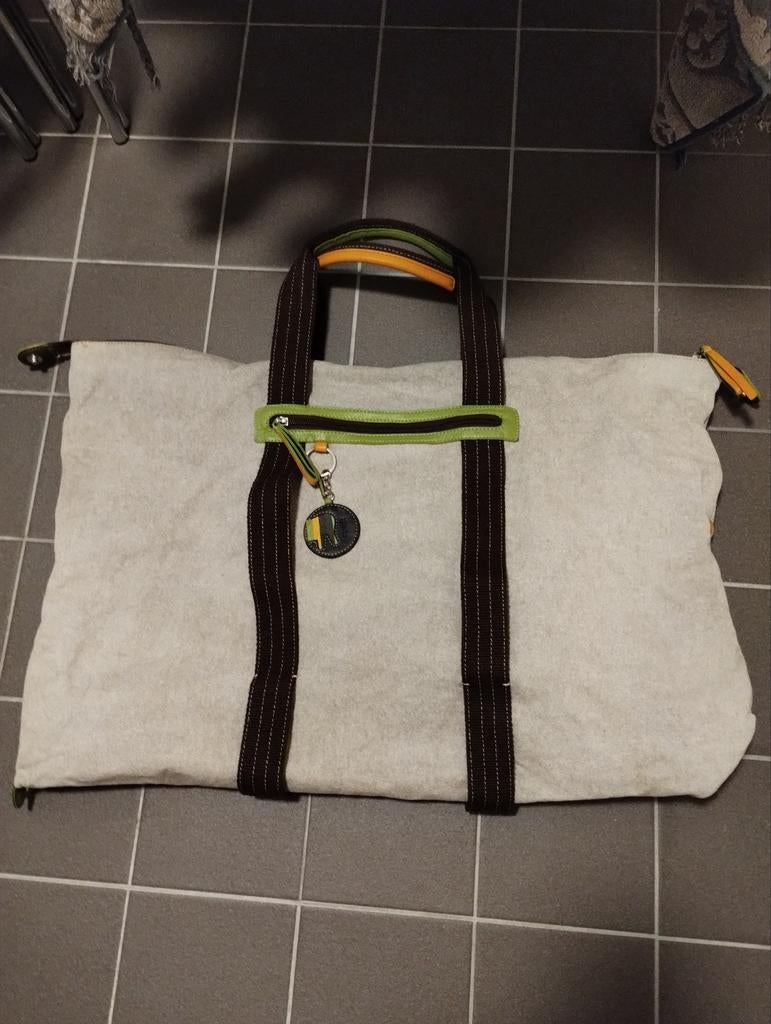 MyWalit canvas met leer supergrote tote bag shopper bag, Sieraden, Tassen en Uiterlijk, Ophalen of Verzenden, Nieuw, Shopper