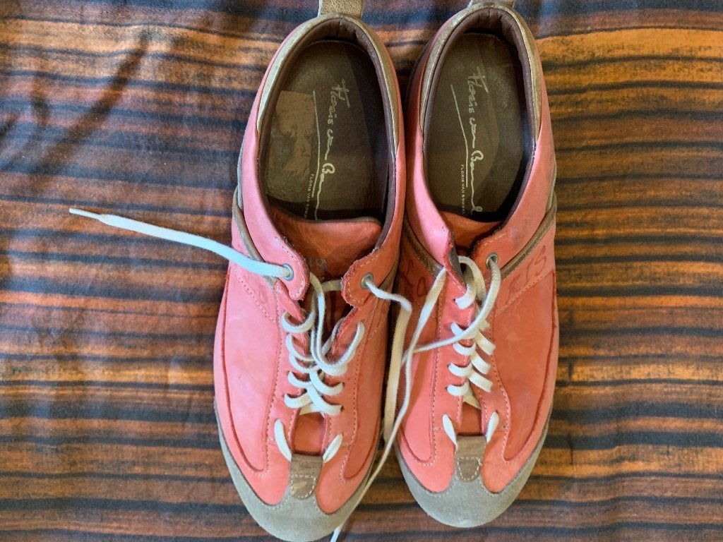 FLORIS VAN BOMMEL maat 40, Ophalen of Verzenden, Sneakers of Gympen, Gedragen, Rood