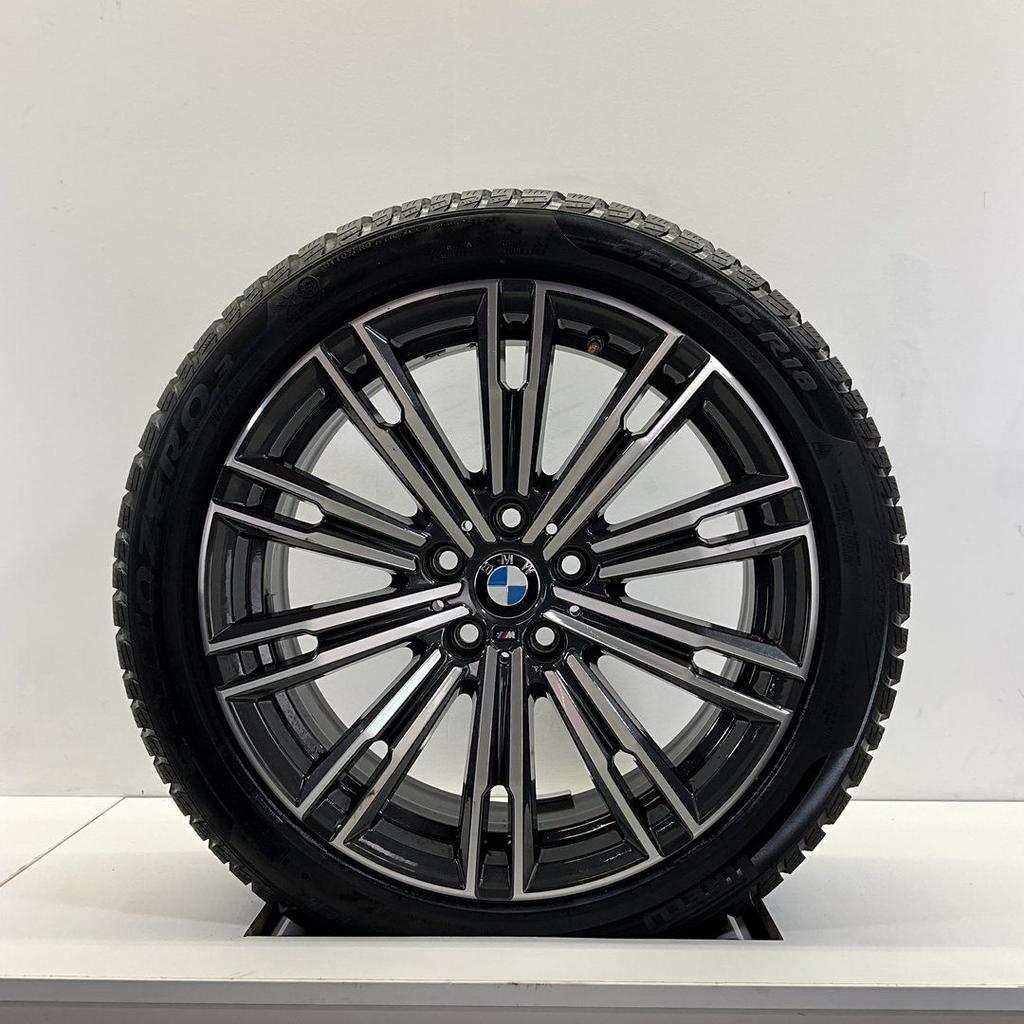 BMW 2 3 4 SERIE G20 G21 G22 G42 SET VELGEN + WINTERBANDEN 18, 18 inch, Gebruikt, -, -