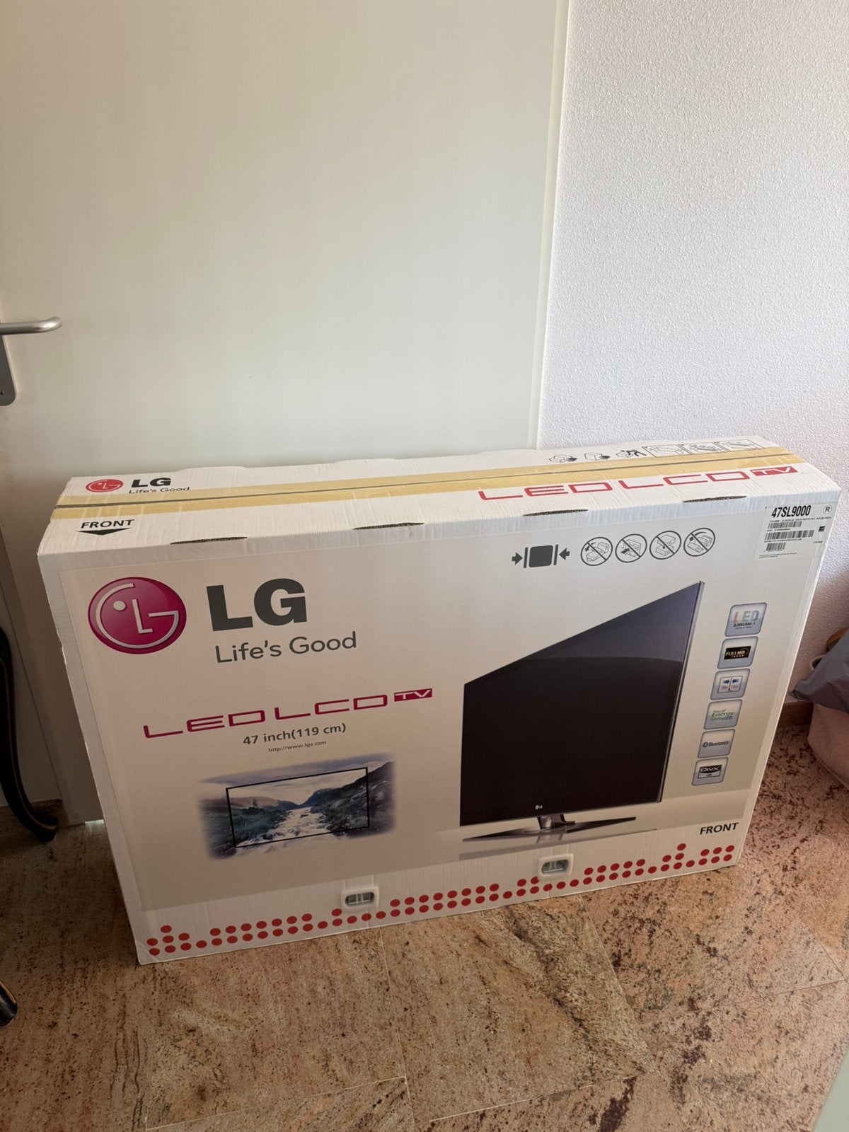 LG LED/LCD 47 inch, Ophalen, Gebruikt