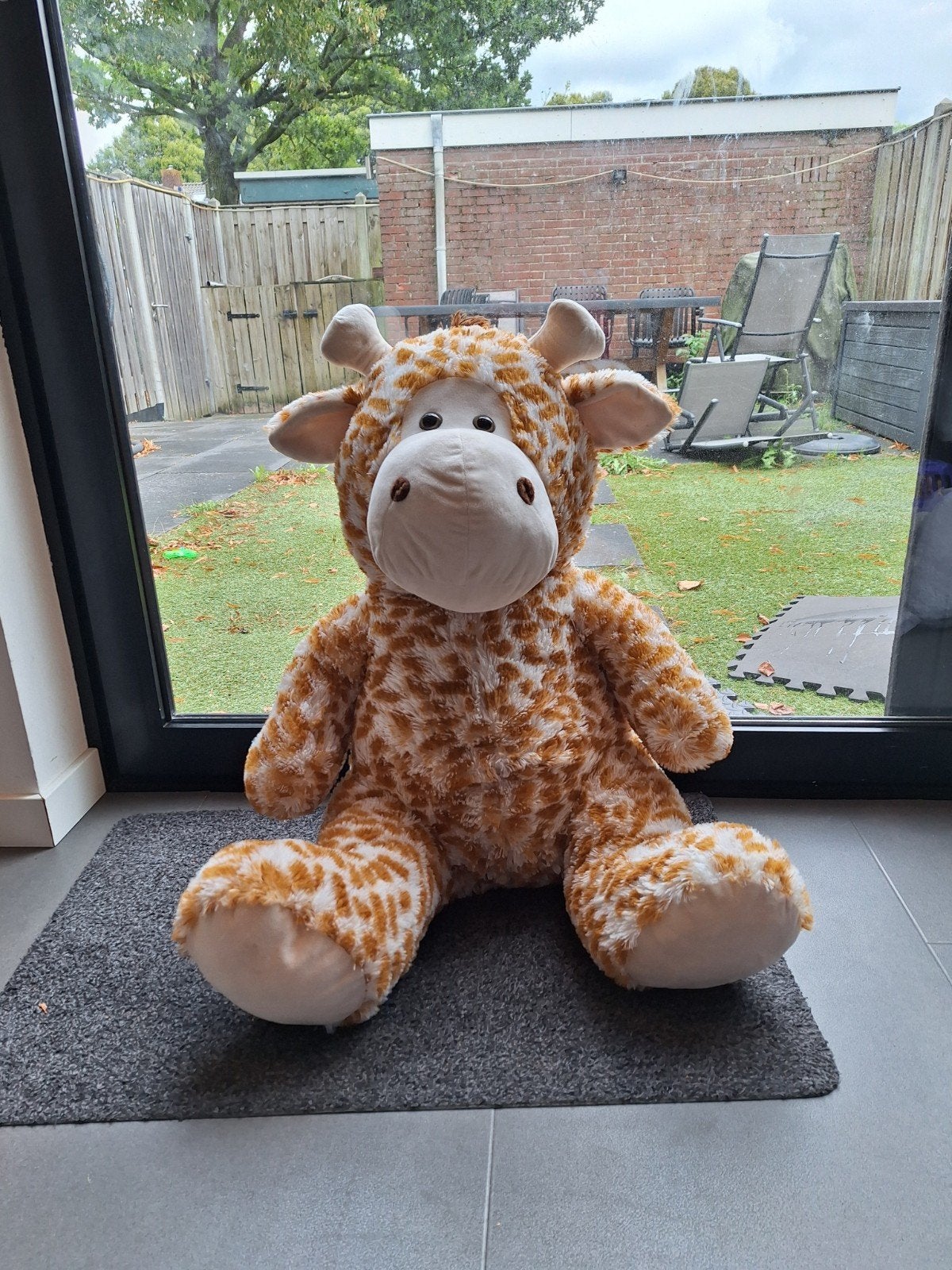 Knuffel Giraffe 65cm, Kinderen en Baby's, Ophalen, Giraf, Overige karakters, Zo goed als nieuw