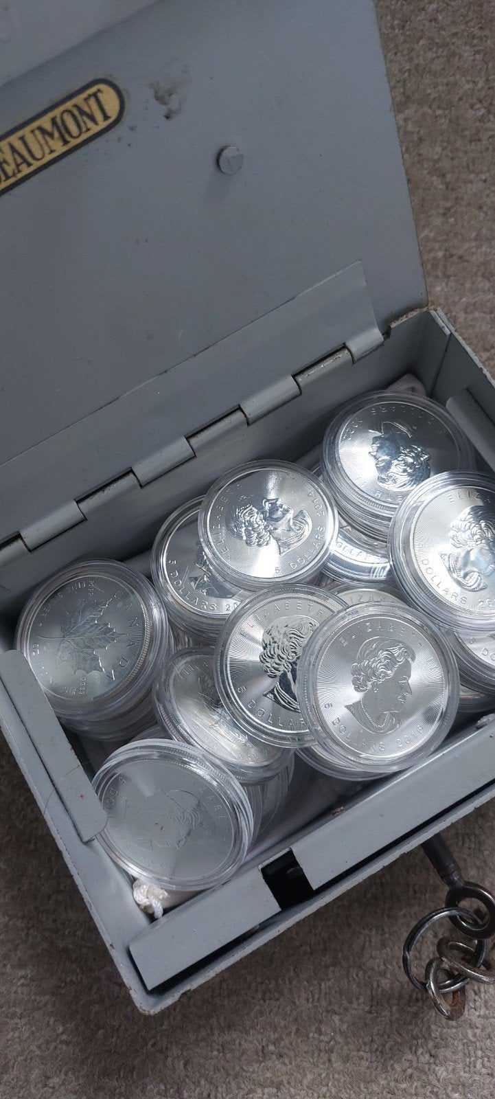 Maple leaf 1 OZ, Ophalen, Zilver