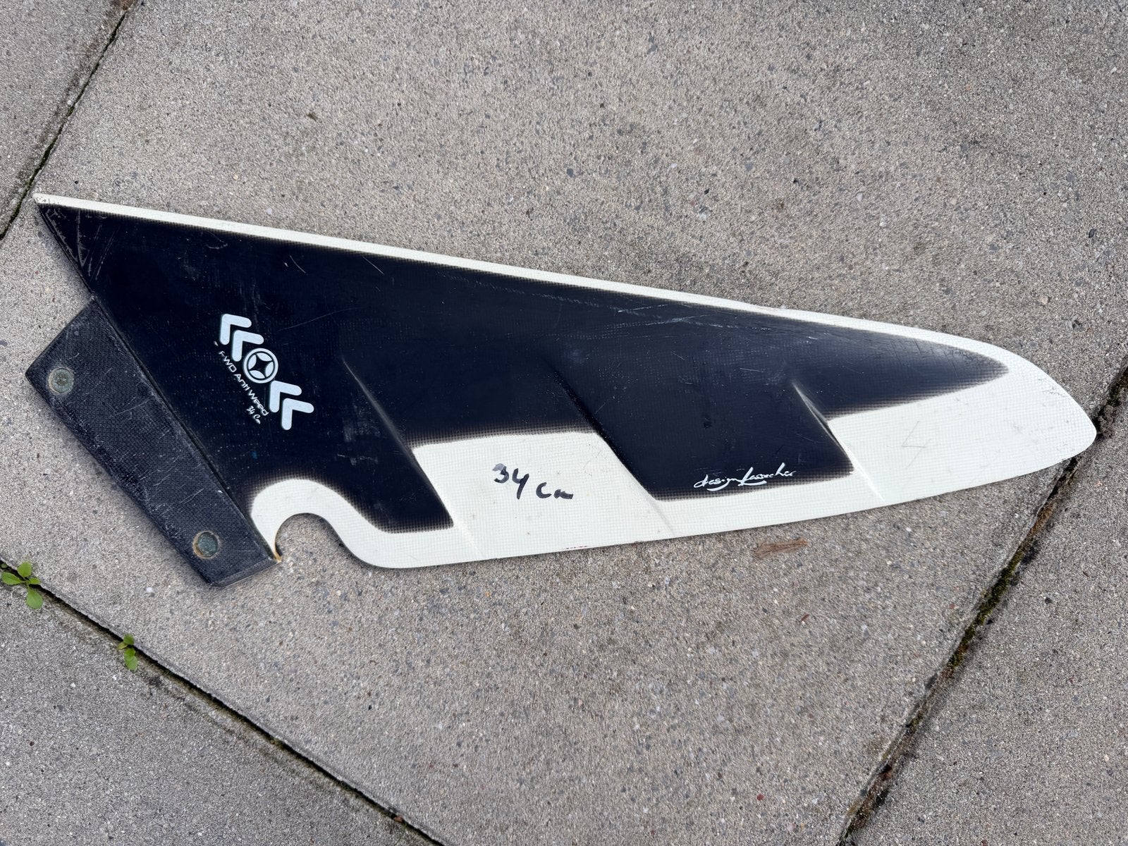 Windsurf vinnen - Tuttle box (wier en normaal), Watersport en Boten, Vin, Ophalen of Verzenden, Unifiber, Gebruikt