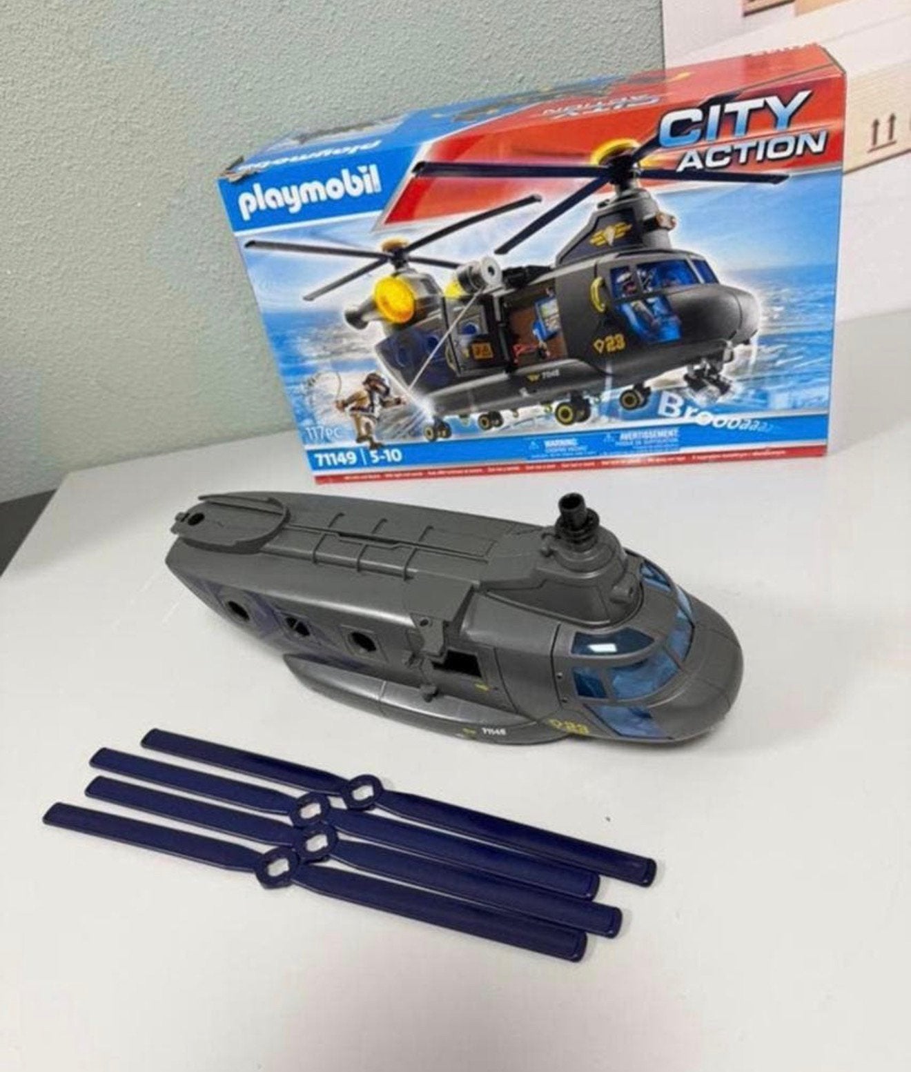 Playmobil 71149 - Los Losse Helikopter body - City action, Kinderen en Baby's, Speelgoed | Playmobil, P, Losse onderdelen, P, P
