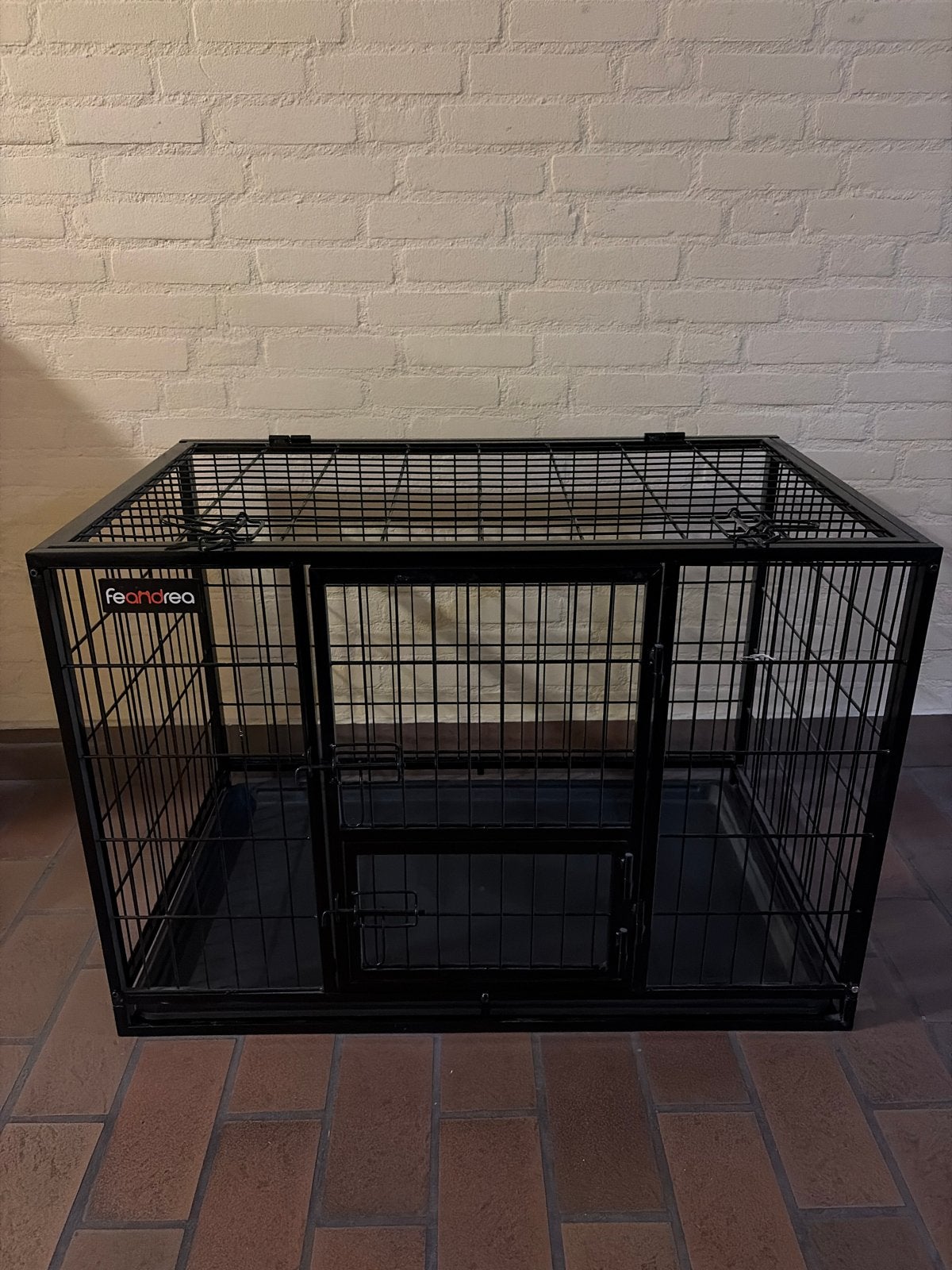 Hondenbench zwart zware kwaliteit 107x70x75, Ophalen of Verzenden, Zo goed als nieuw