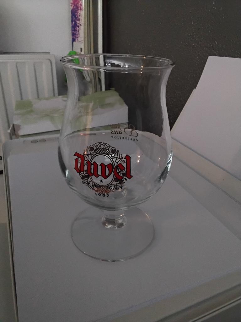 duvel bier glas 85 jaar, Ophalen of Verzenden, Nieuw, Bierglas
