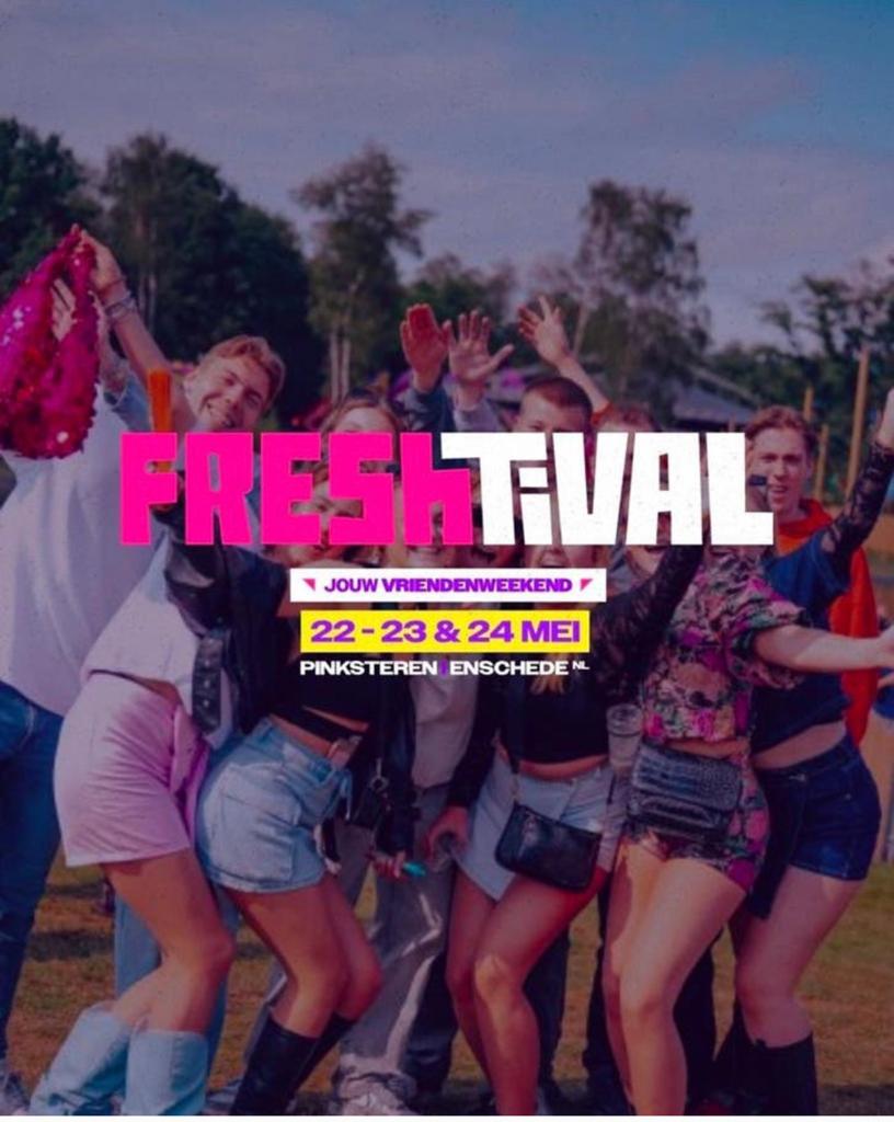 Freshtival 5x Camping en Weekend Tickets, Tickets en Kaartjes, Evenementen en Festivals, Drie personen of meer, Meerdaags
