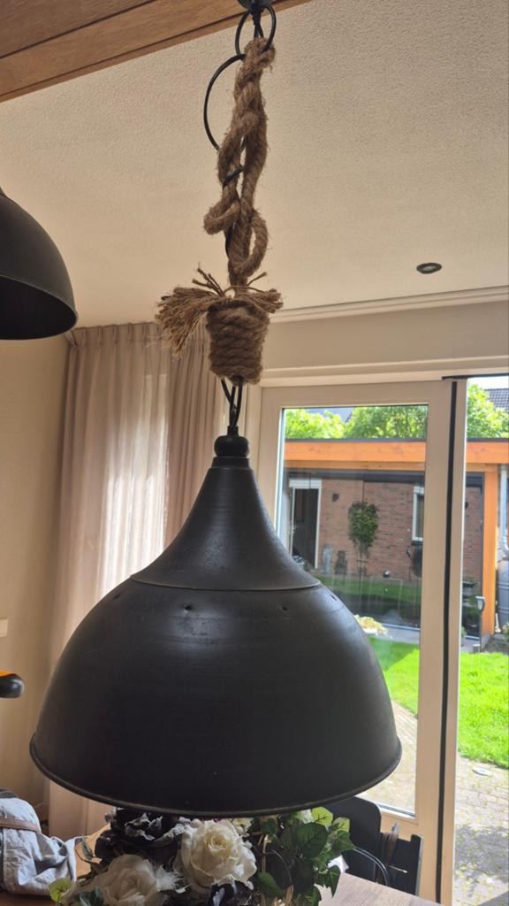 Industriële tafel hanglampen, Huis en Inrichting, Ophalen of Verzenden, Minder dan 50 cm