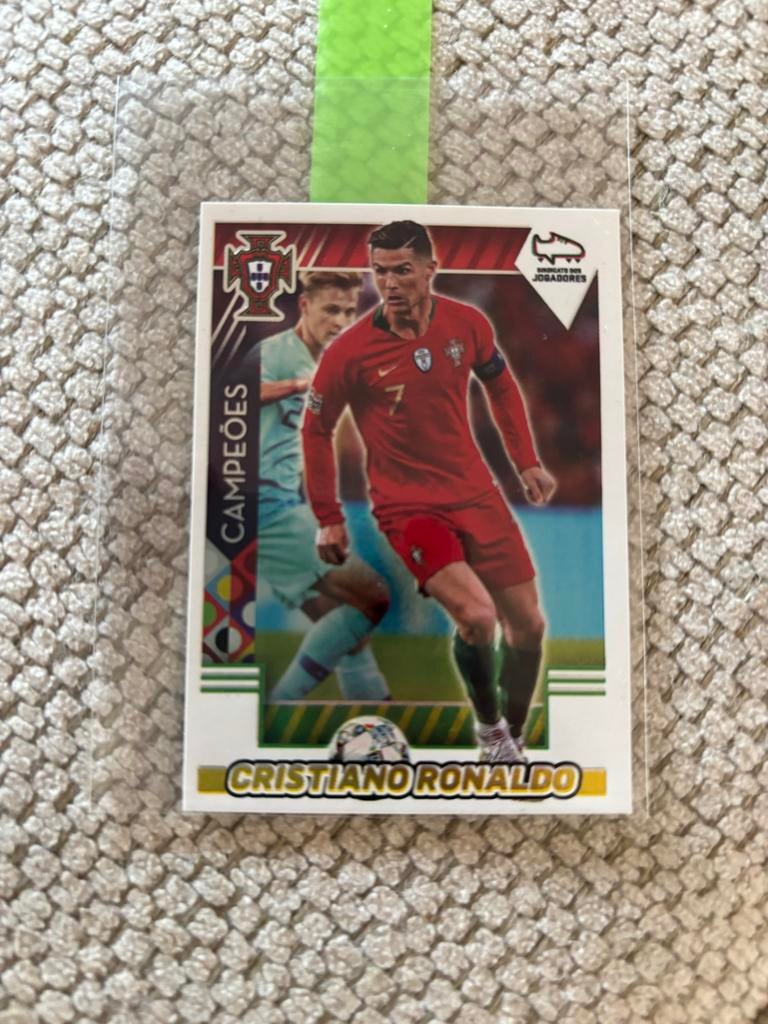 Cristiano Ronaldo Panini Voetbalkaart 2019-2020 Portugal, Ophalen of Verzenden, Zo goed als nieuw