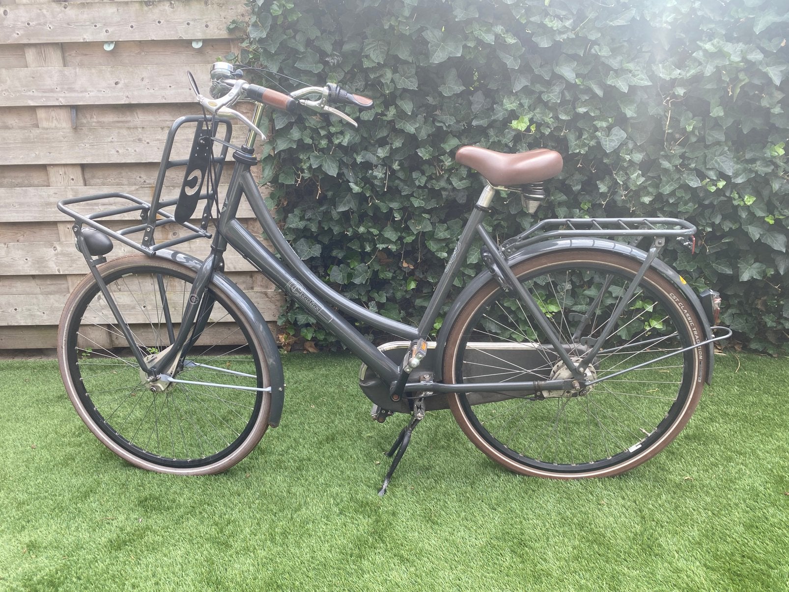 Cortina moederfiets roots transport, Fietsen en Brommers, Ophalen, Gebruikt, Versnellingen, 56 cm of meer