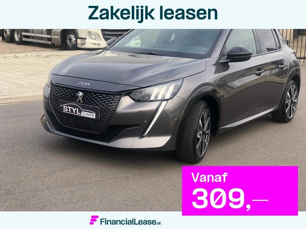 Peugeot 208 1.2 PureTech GT Pack, 101 pk, Gebruikt, Bruin, 49 €/maand