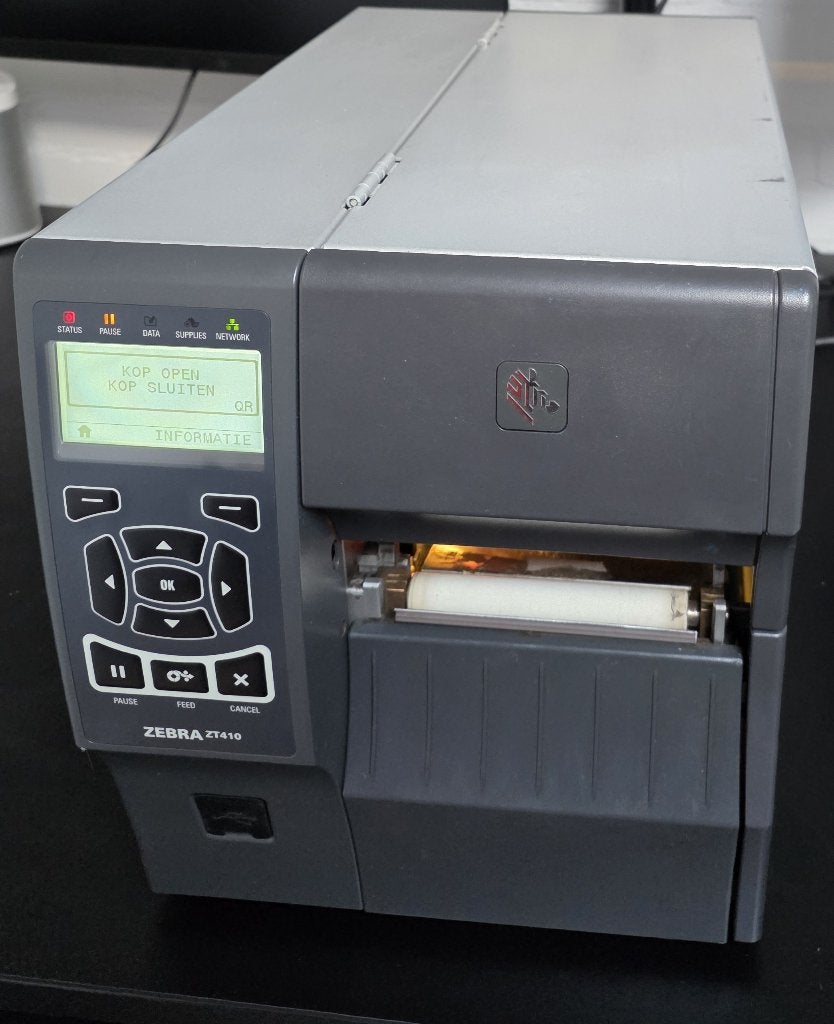 Zebra ZT410-203dpi Labelprinter, Computers en Software, Labelprinters, Ophalen, Gebruikt, Etiket, Zebra