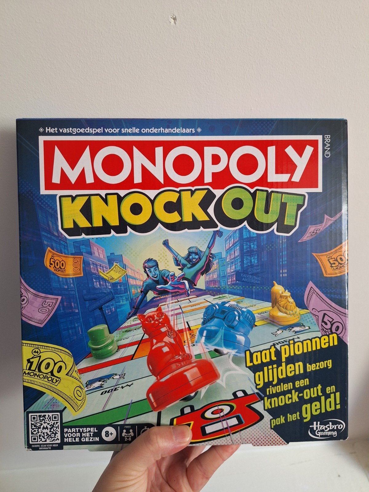 Monopoly Knockout Bordspel – Hasbro Gaming, Drie of vier spelers, Ophalen, Nieuw, Hasbro