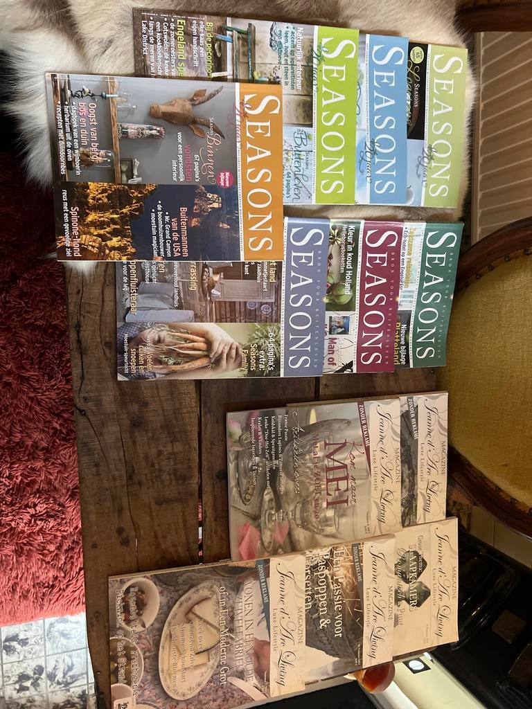 Seasons en Jeanne D'Arc Living woonmagazines - diverse jaarg, Boeken, Tijdschriften en Kranten, Ophalen, Gelezen, Overige typen