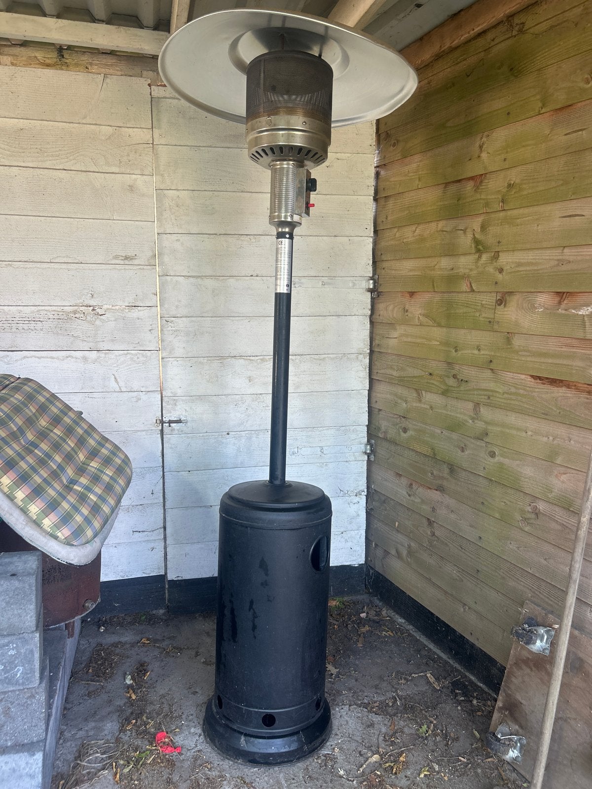 Terrasverwarmer op gas - Heater voor buiten, Ophalen, Gebruikt, Gas, Vloer