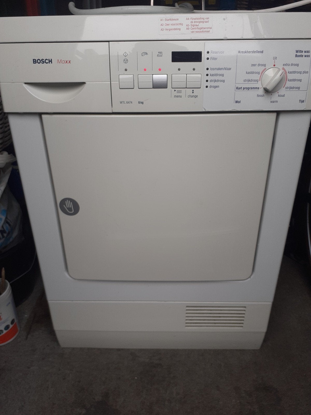 BOSCH 8 KG Condensdroger, GRATIS BEZORGD, 6 tot 8 kg, Ophalen of Verzenden, Zo goed als nieuw, 85 tot 90 cm