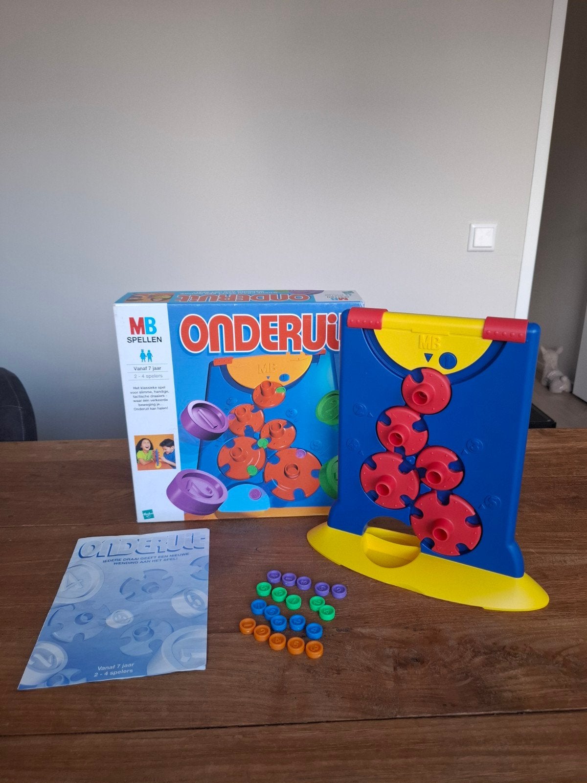Onderuit - MB Spellen - Strategisch bordspel, Een of twee spelers, Ophalen of Verzenden, Zo goed als nieuw, MB