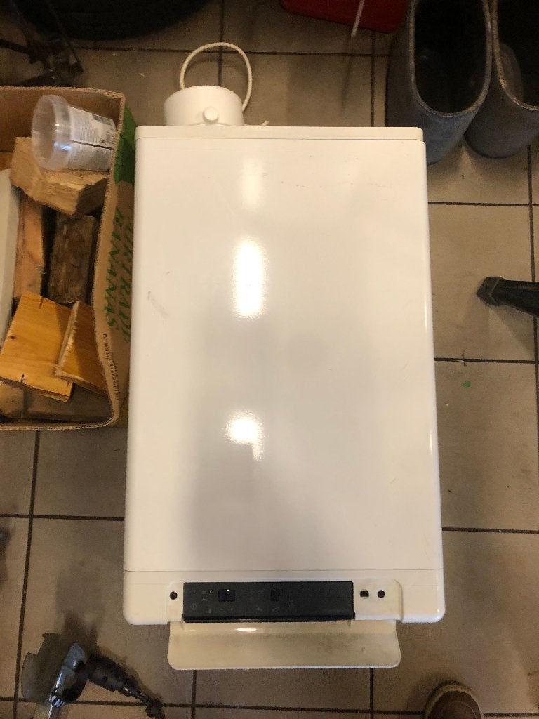 Intergas Kombi Kompakt HRE 36/30 A CV-ketel, Ophalen, 30 tot 80 cm, Gebruikt, Hoog rendement (Hr)