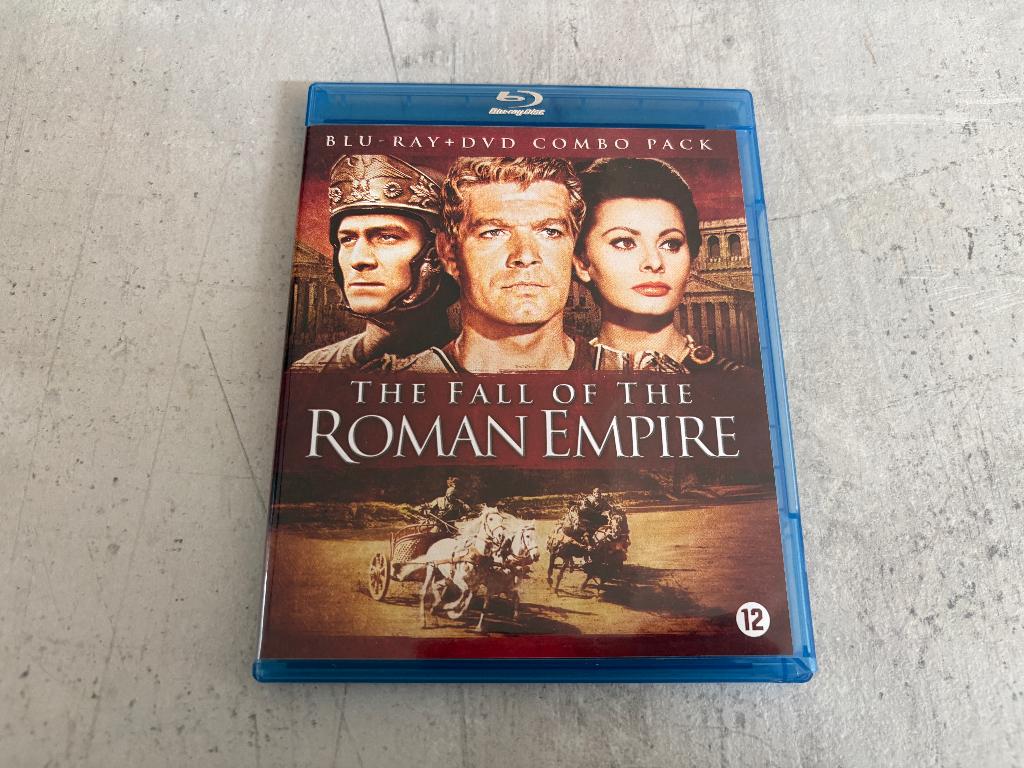 Fall Of The Roman Empire Blu Ray + DVD, Ophalen of Verzenden, Zo goed als nieuw