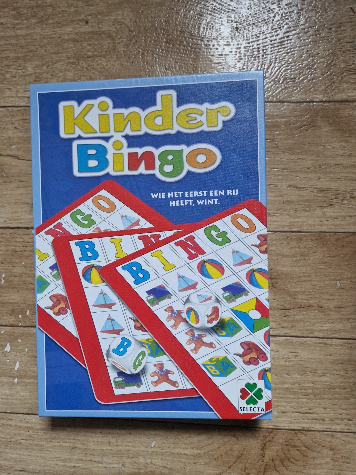 Kinder Bingo - Leuk en leerzaam spel voor kinderen, Een of twee spelers, Ophalen of Verzenden, Zo goed als nieuw, Selecta