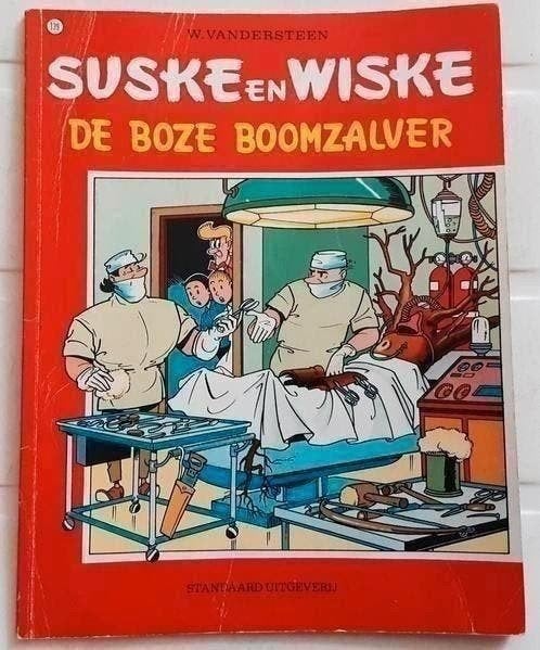 Suske en Wiske 139 De boze boomzalver - Vandersteen 1977, Eén stripboek, Ophalen of Verzenden, Gelezen