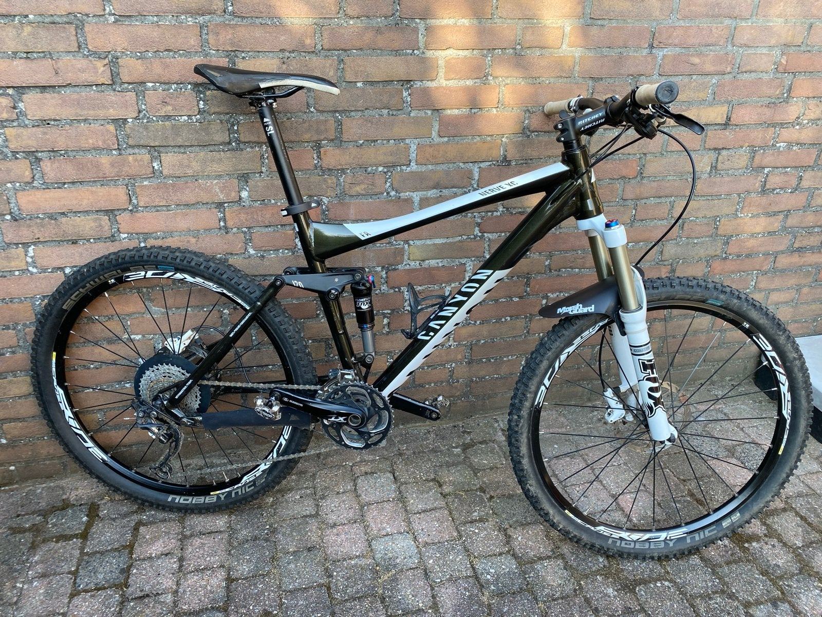 Canyon Nerve XC 7.0 Mountainbike - Full Suspension - Maat M, Gebruikt, 49 tot 53 cm, Schijfrem, Ophalen