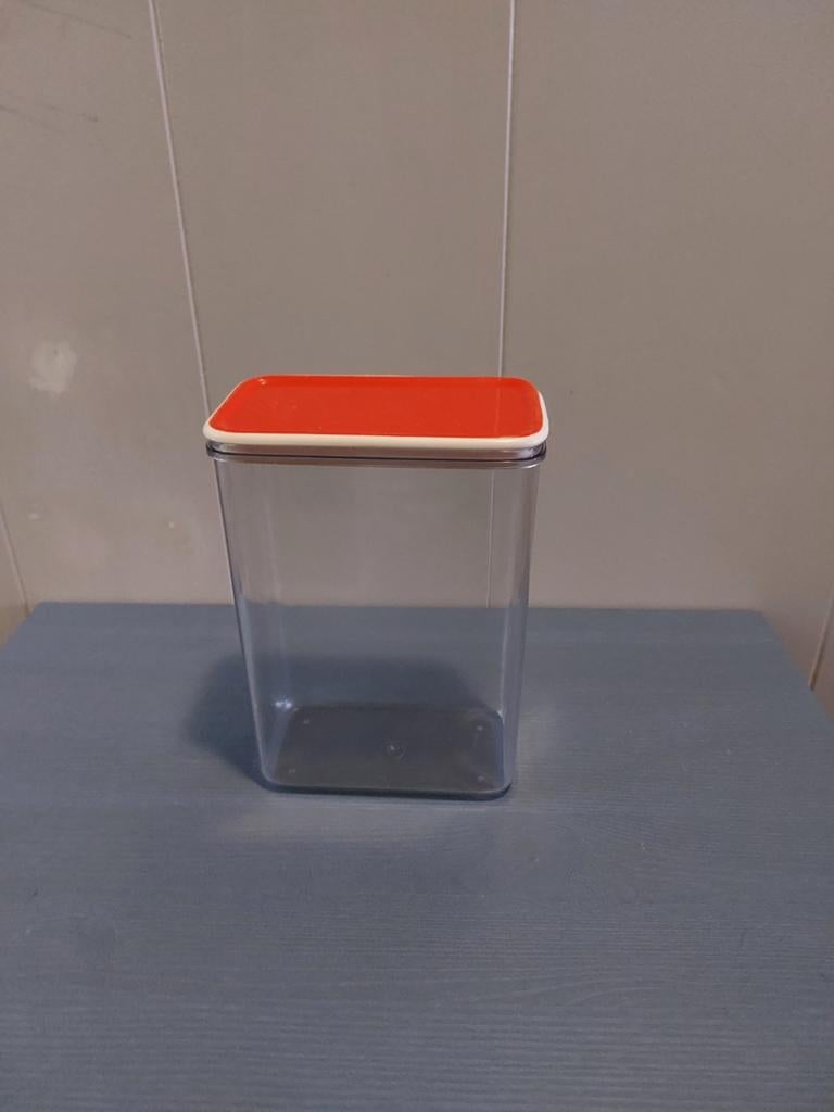 Vintage Mepal Rosti bewaarbus rood jaren 70, Huis en Inrichting, Keuken | Servies, Ophalen, Overige materialen, Overige stijlen