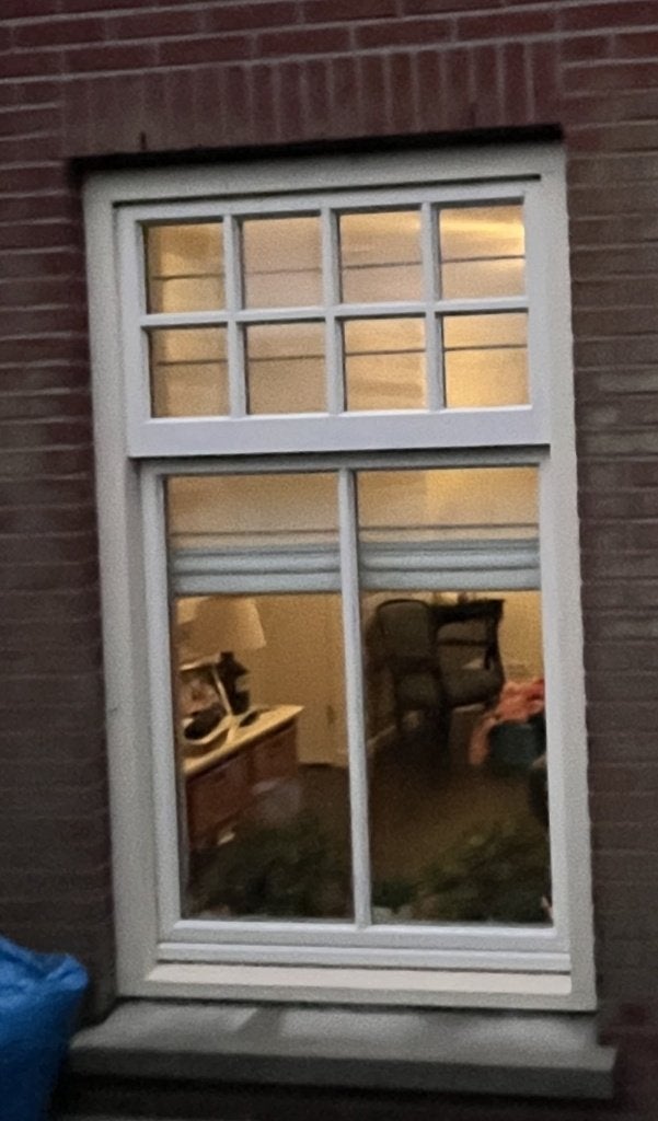 Hardhouten kozijn met draai-kiep raam en beglazing, Doe-het-zelf en Verbouw, Kozijnen en Schuifpuien, Gebruikt, Raamkozijn, Hout