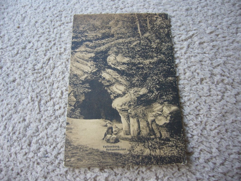 VALKENBURG L  =  HEKSENKEUKEN MET MAN, Ophalen of Verzenden, 1920 tot 1940, Gelopen, Limburg