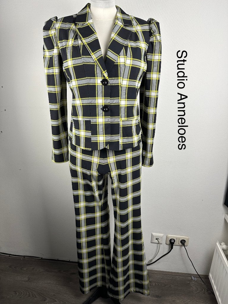 Studio Anneloes Broekpak  (mt: 42) 15,6/854, Studio Anneloes, Zwart, Studio Anneloes, Maat 42/44 (L)