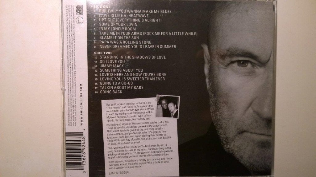 Phil Collins - Going Back, Ophalen of Verzenden, Zo goed als nieuw