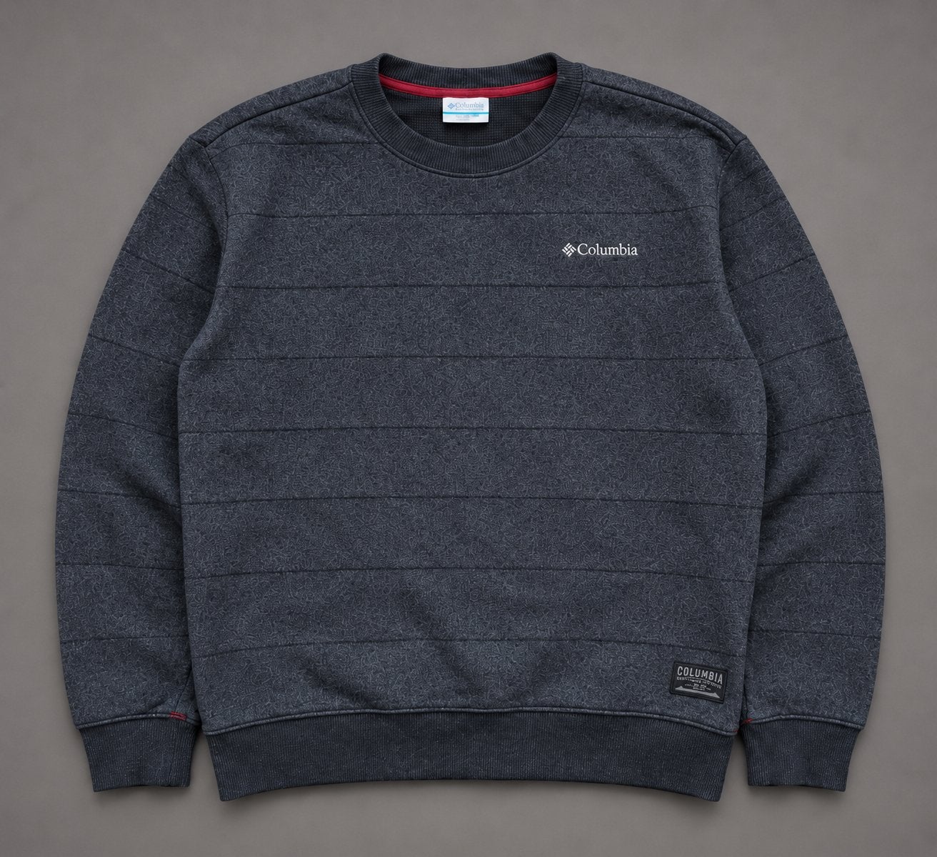 Columbia vintage sweater grijs heren streetwear outdoor, Ophalen of Verzenden, Zo goed als nieuw, Maat 46 (S) of kleiner, Grijs