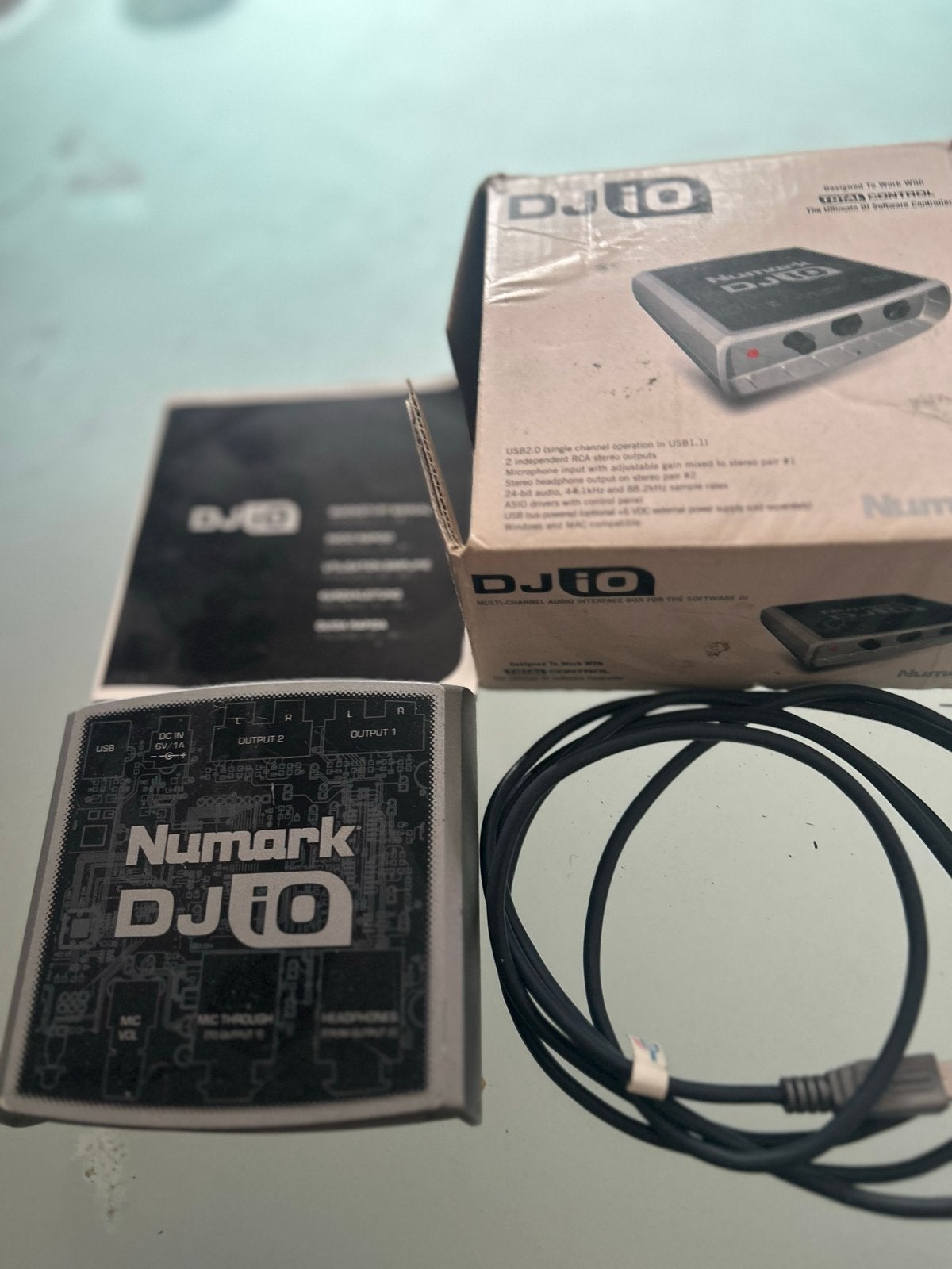 Numark DJ|iO USB Audio Interface voor DJ's, Ophalen of Verzenden, Nieuw, Dj-set, Numark