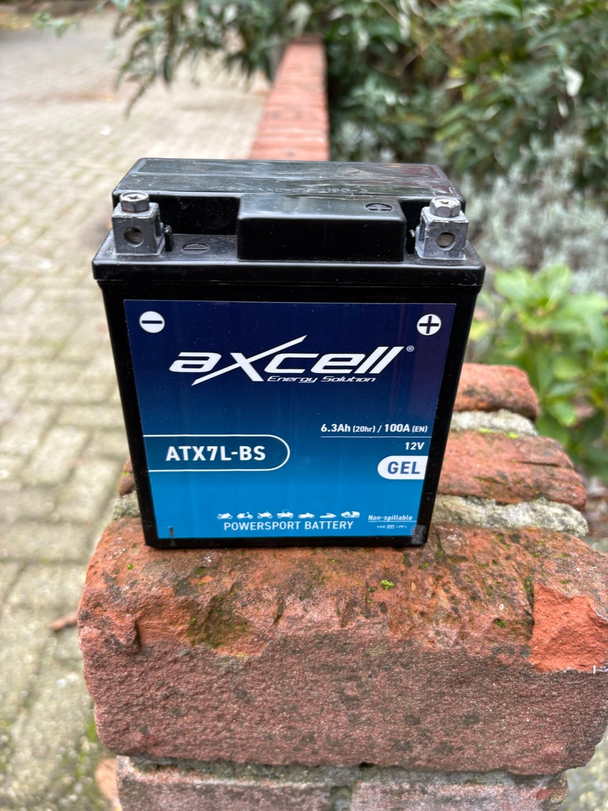 Axcell ATX7L-BS 12V GEL Powersport Accu, Nieuw