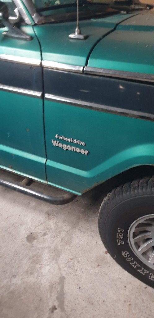 Jeep Wagoneer 5.9 AUT 4WD 1976 Groen, Auto's, Automaat, 8 cilinders, 160 pk, 2020 kg