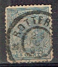 Nederland 1891 nr 35 Prinses Wilhelmina ROTTERDAM, Verzenden, Gestempeld, Koningshuis