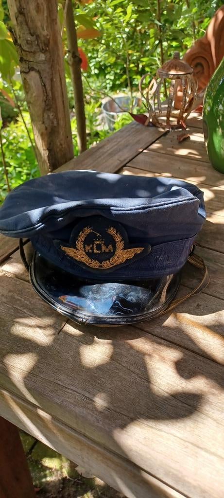 Vintage KLM pet - Pilotenpet, Pet, Gedragen, KLM, One size fits all