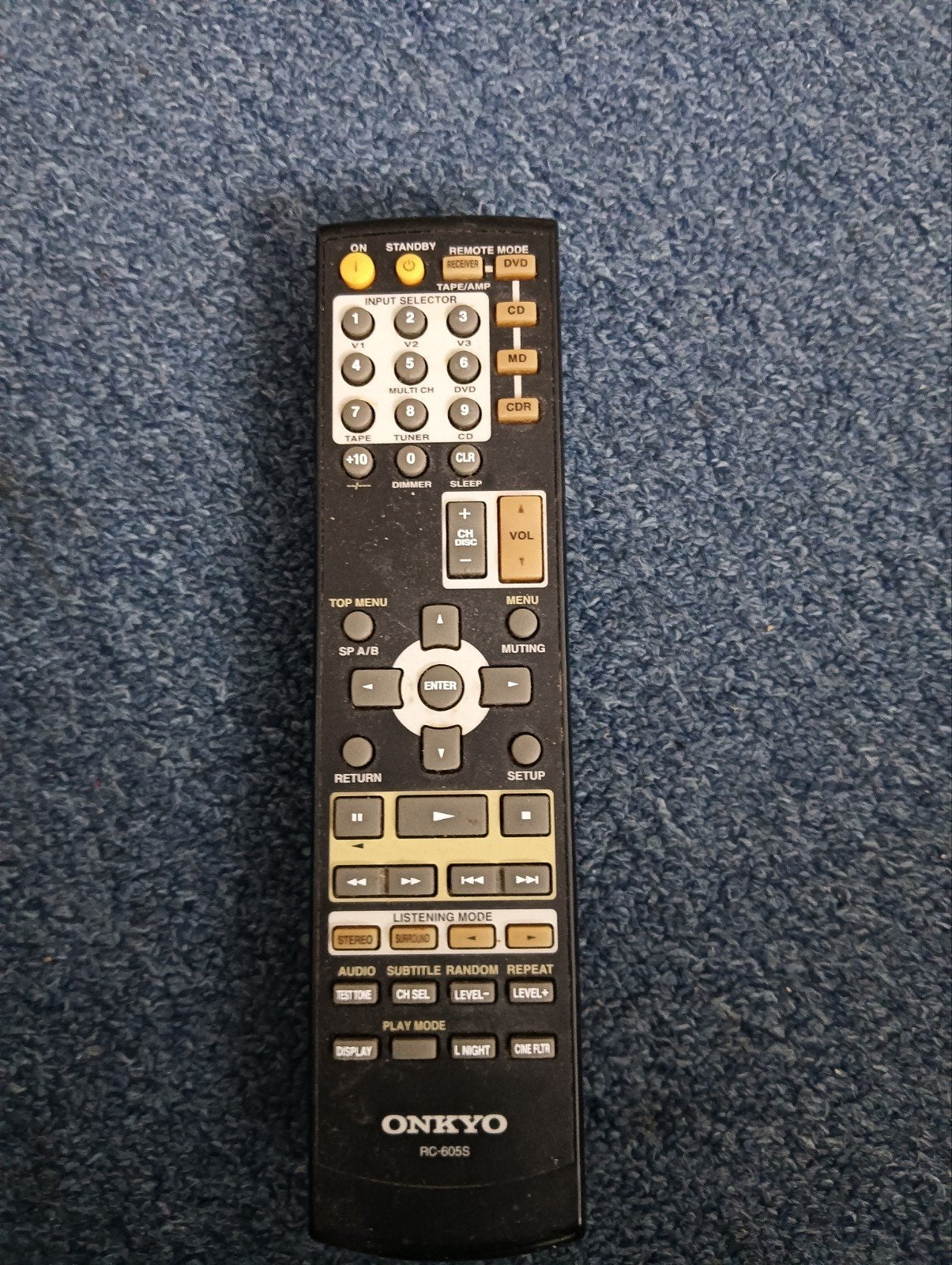 Onyko afstandbediening ONKYO RC 605S, Ophalen of Verzenden, Zo goed als nieuw