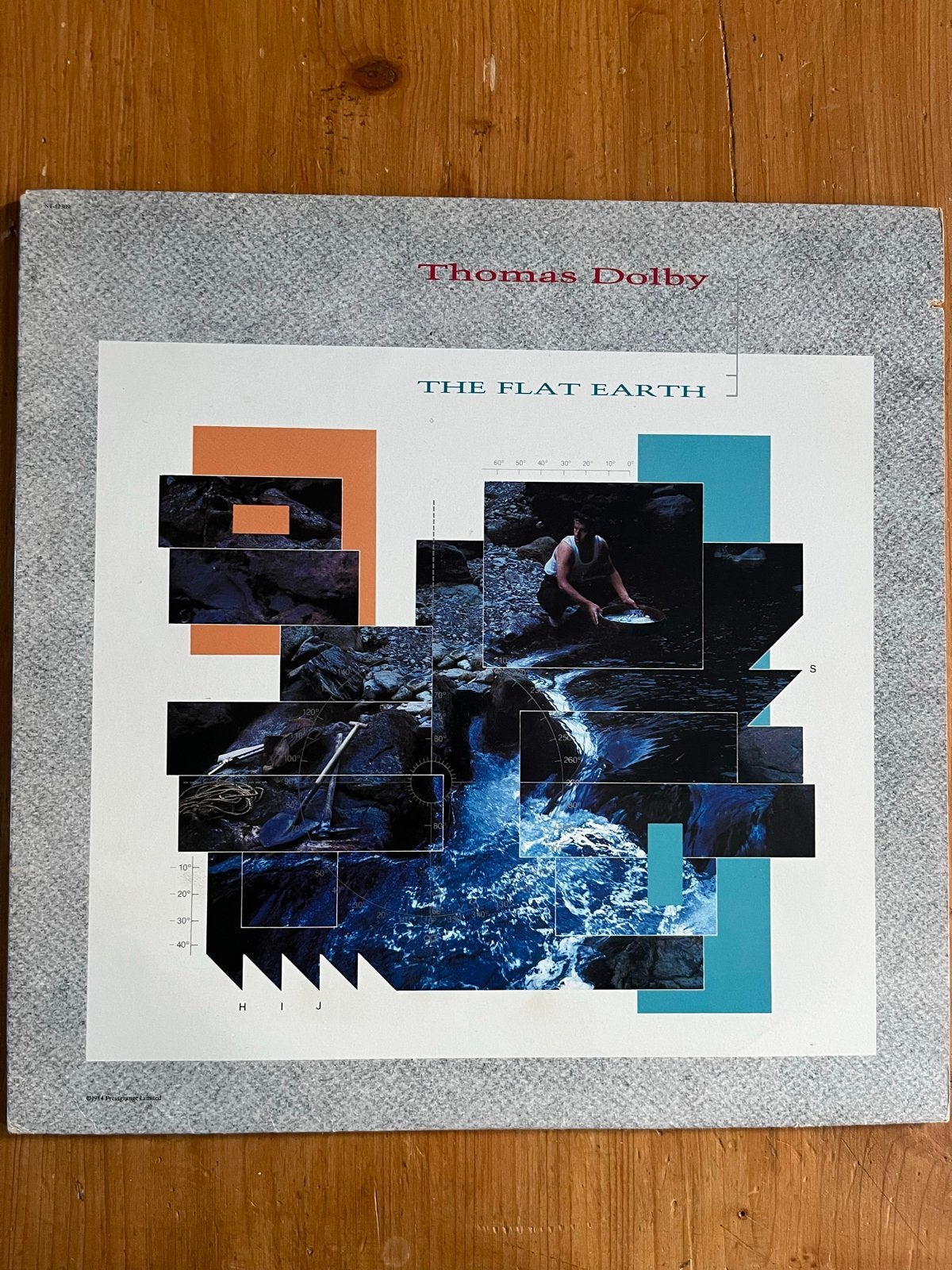 Thomas Dolby - The Flat Earth LP (1984), LP, Gebruikt, Ophalen of Verzenden, Synthpop