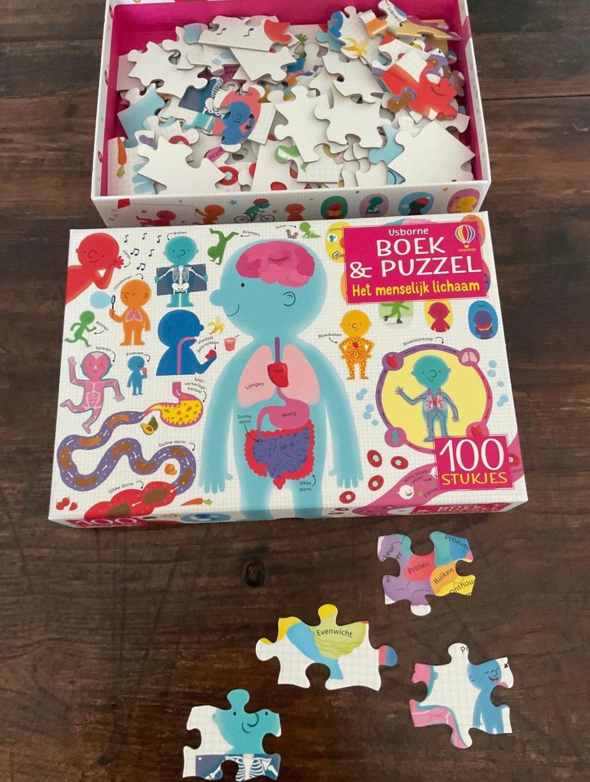 Nieuw! Kinderpuzzel 100stukjes, eductief, Ophalen, Meer dan 50 stukjes, Nieuw