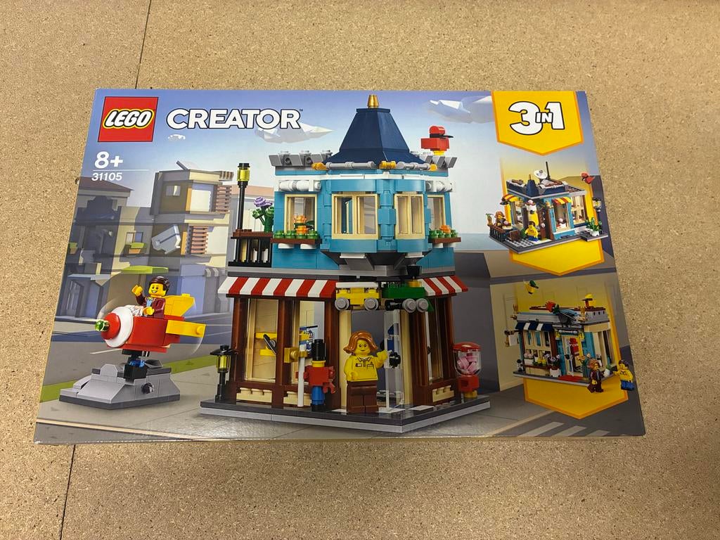 Lege doos LEGO Creator 31105 - Stadswinkel voor verzamelaars, Ophalen of Verzenden, Gebruikt, Losse stenen, Lego