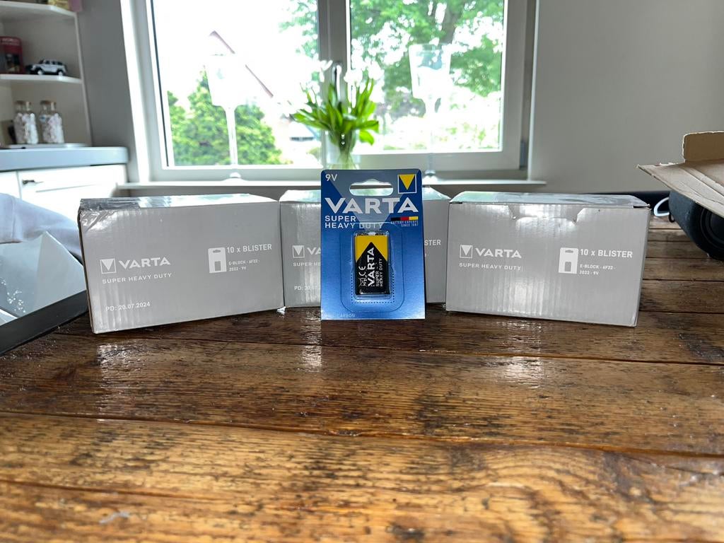 Varta Superlife 9V, Ophalen of Verzenden, Nieuw