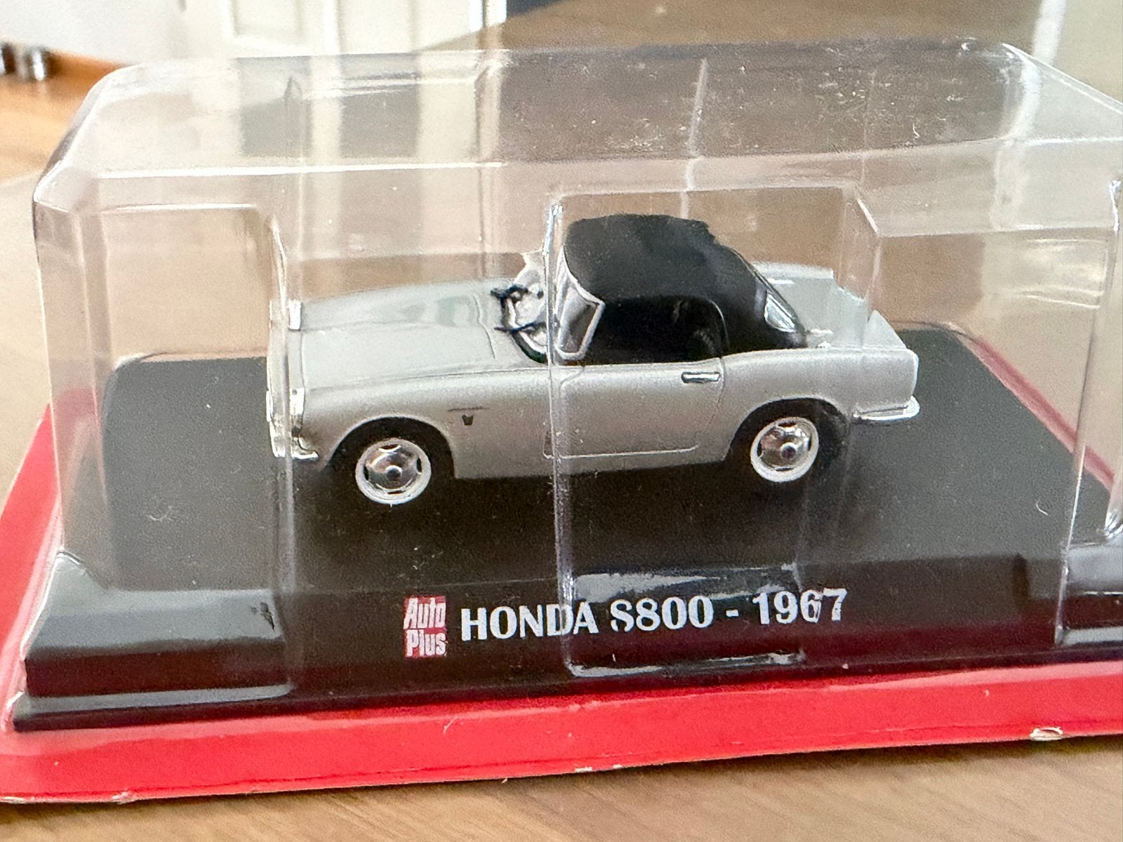 Honda S800 - 1967 modelauto met tijdschrift, Hobby en Vrije tijd, Ophalen of Verzenden, Nieuw, Overige typen